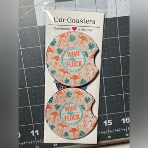 What the flock - Car Coasters